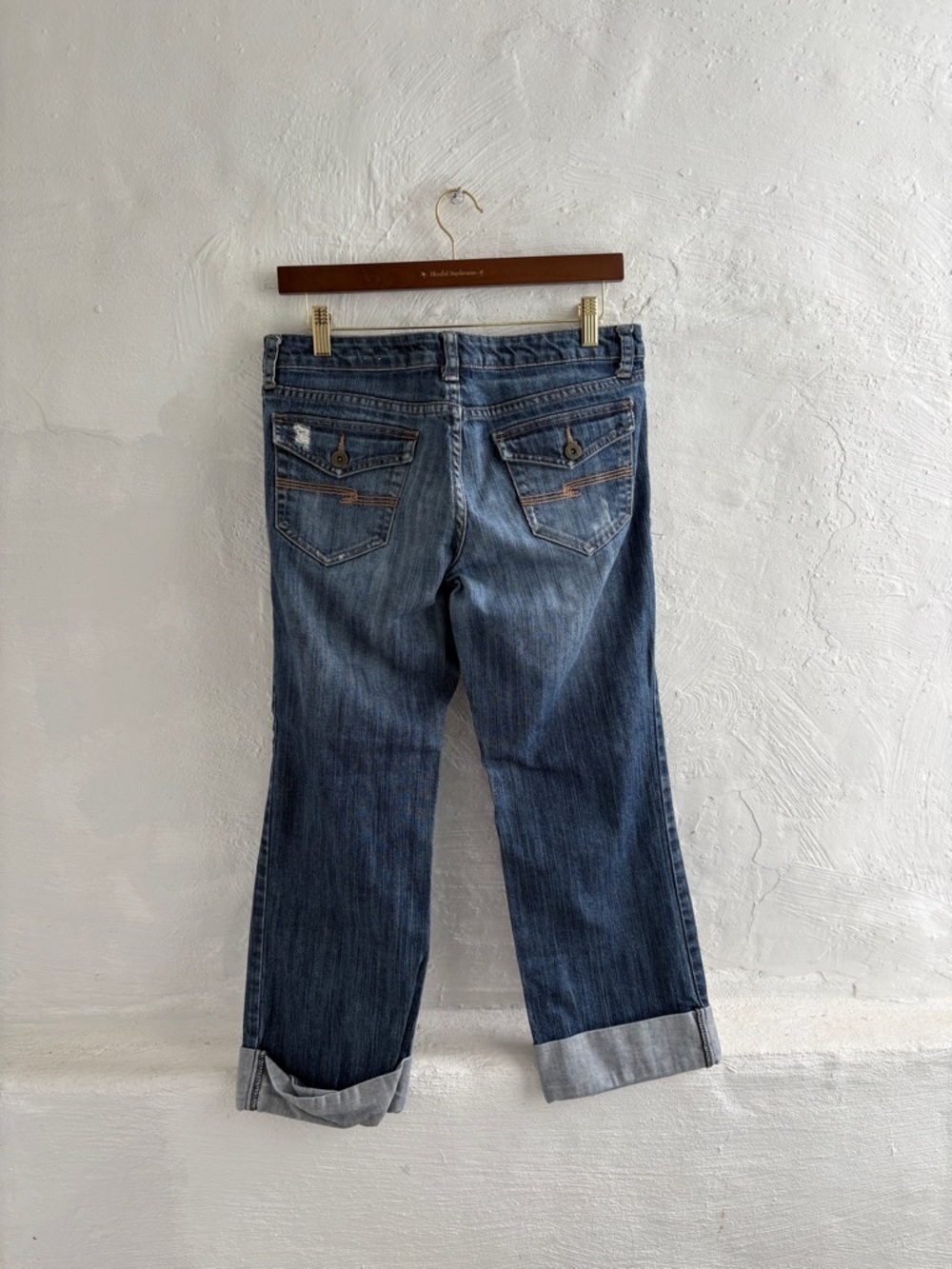 Womans arizona jeans distressed relaxed boyfriend jeans - Picture 6 of 10